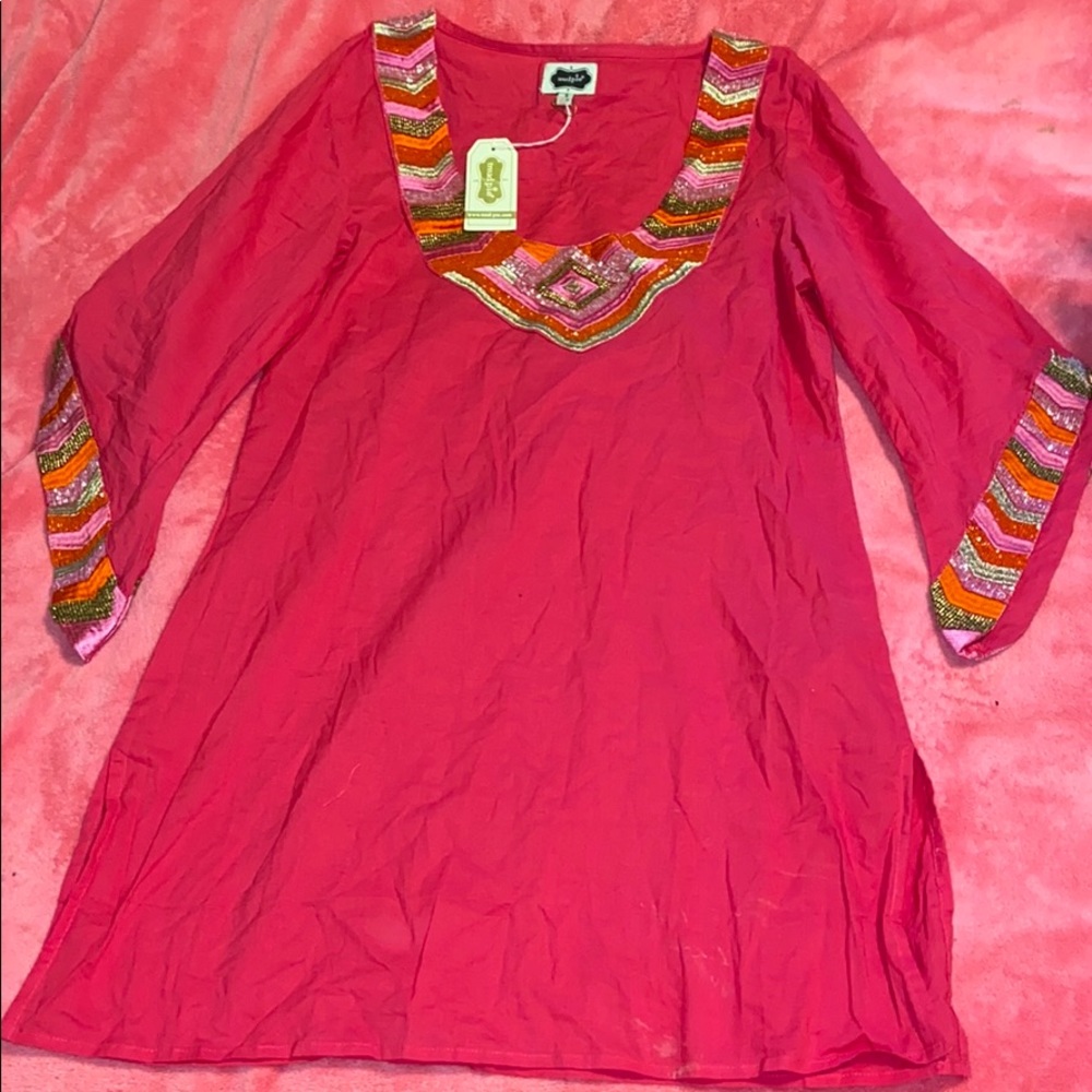 Mud Pie bathing suit coverup - Picture 2 of 5